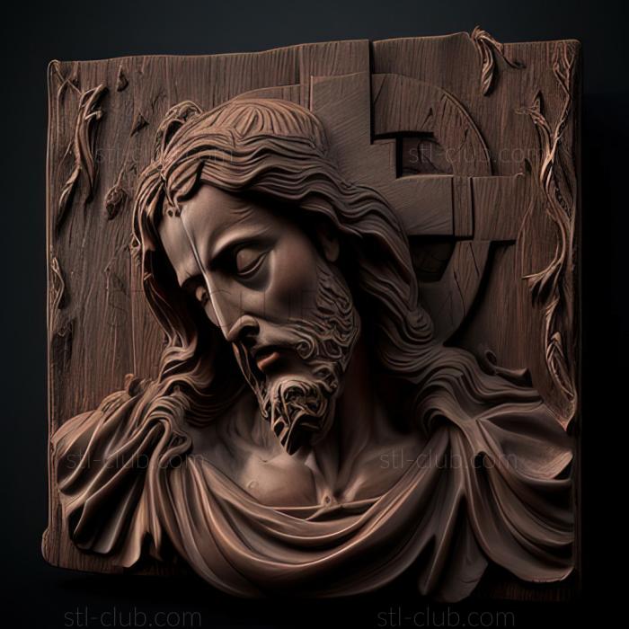 3D model st jesus (STL)